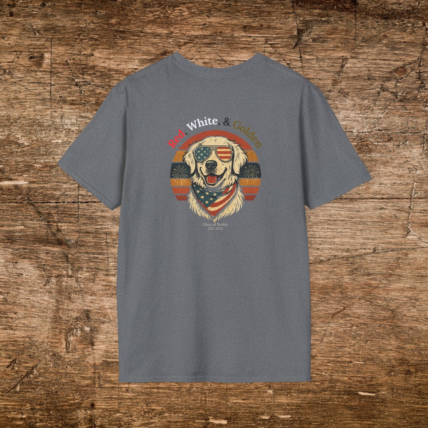 Red, White, & Golden Buddy Tee
