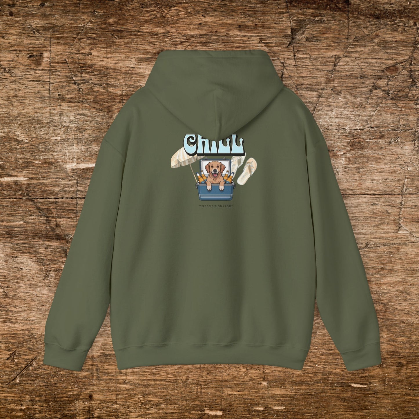 Chill Dog Beach Hoodie
