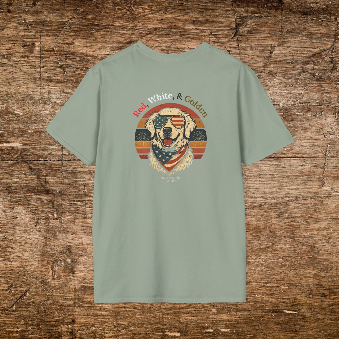 Red, White, & Golden Buddy Tee