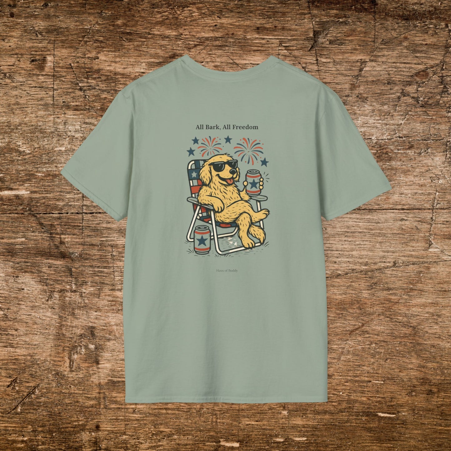 All Bark All Freedom Buddy Tee