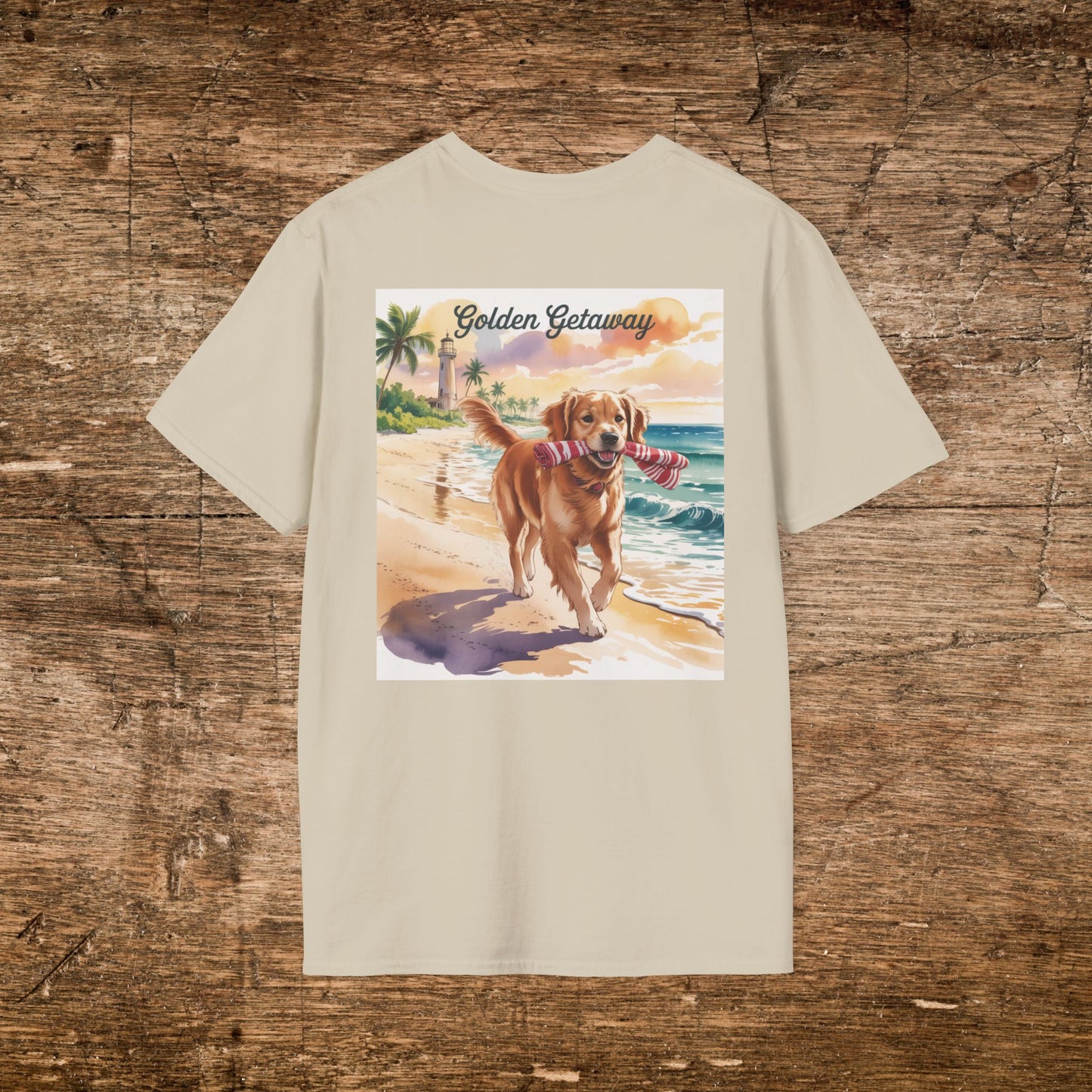 Golden Getaway Dog Tee