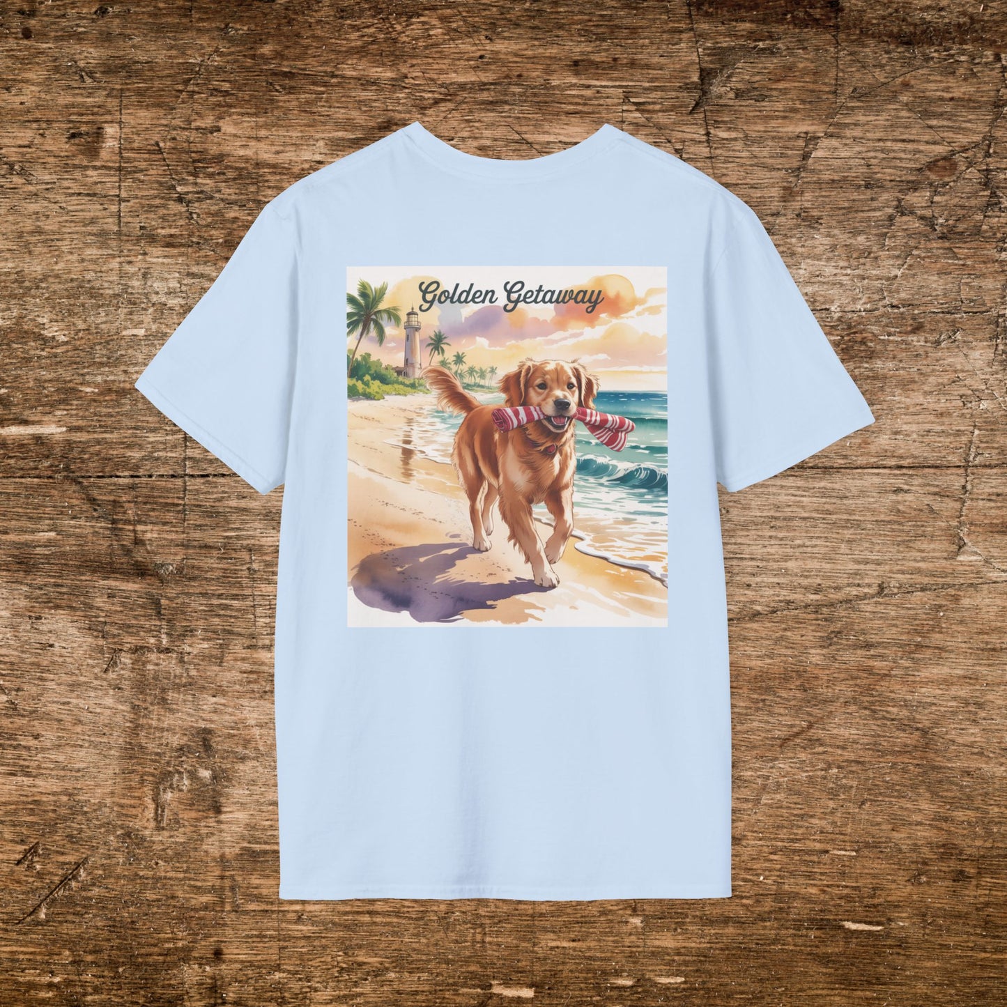 Golden Getaway Dog Tee