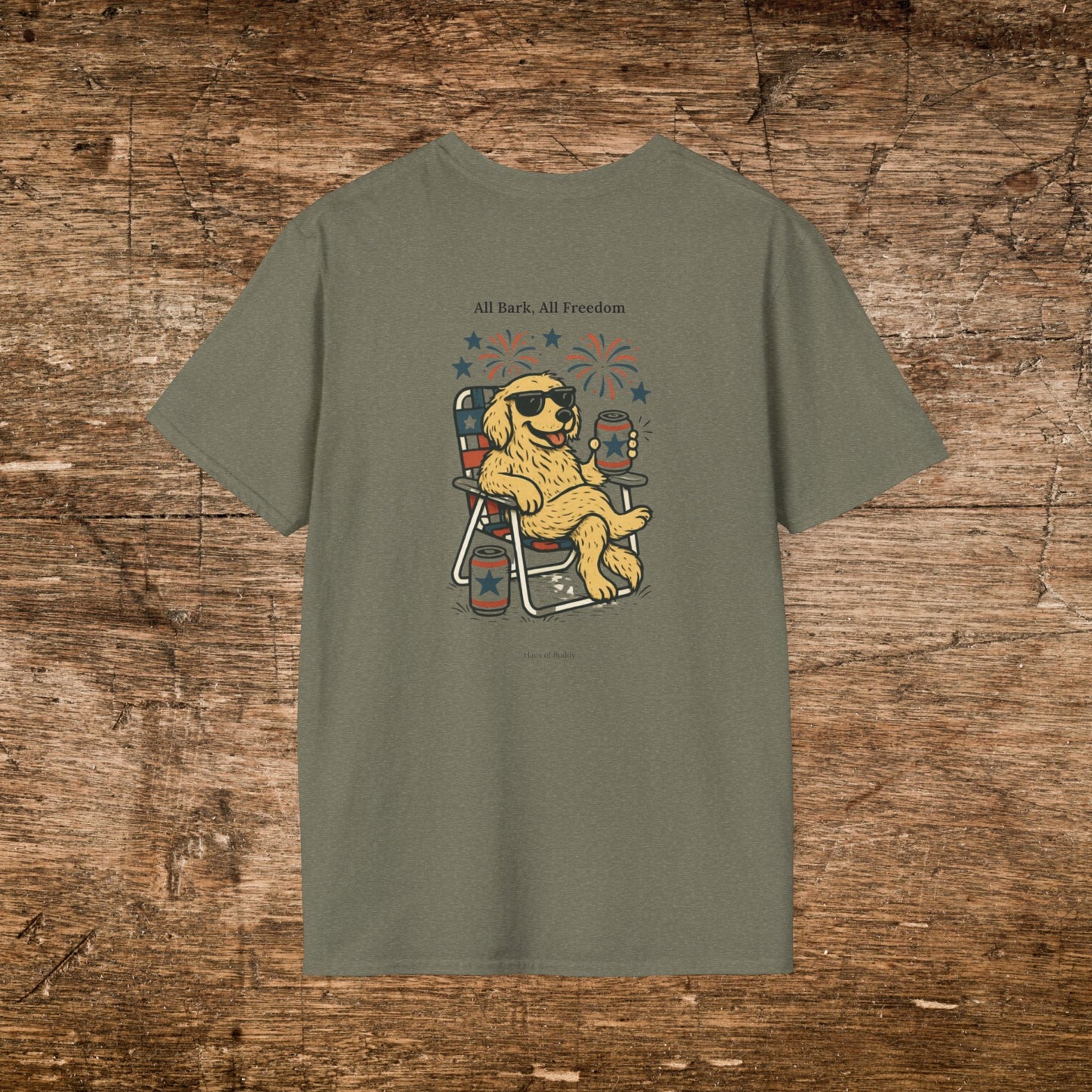 All Bark All Freedom Buddy Tee