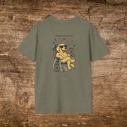 All Bark All Freedom Buddy Tee