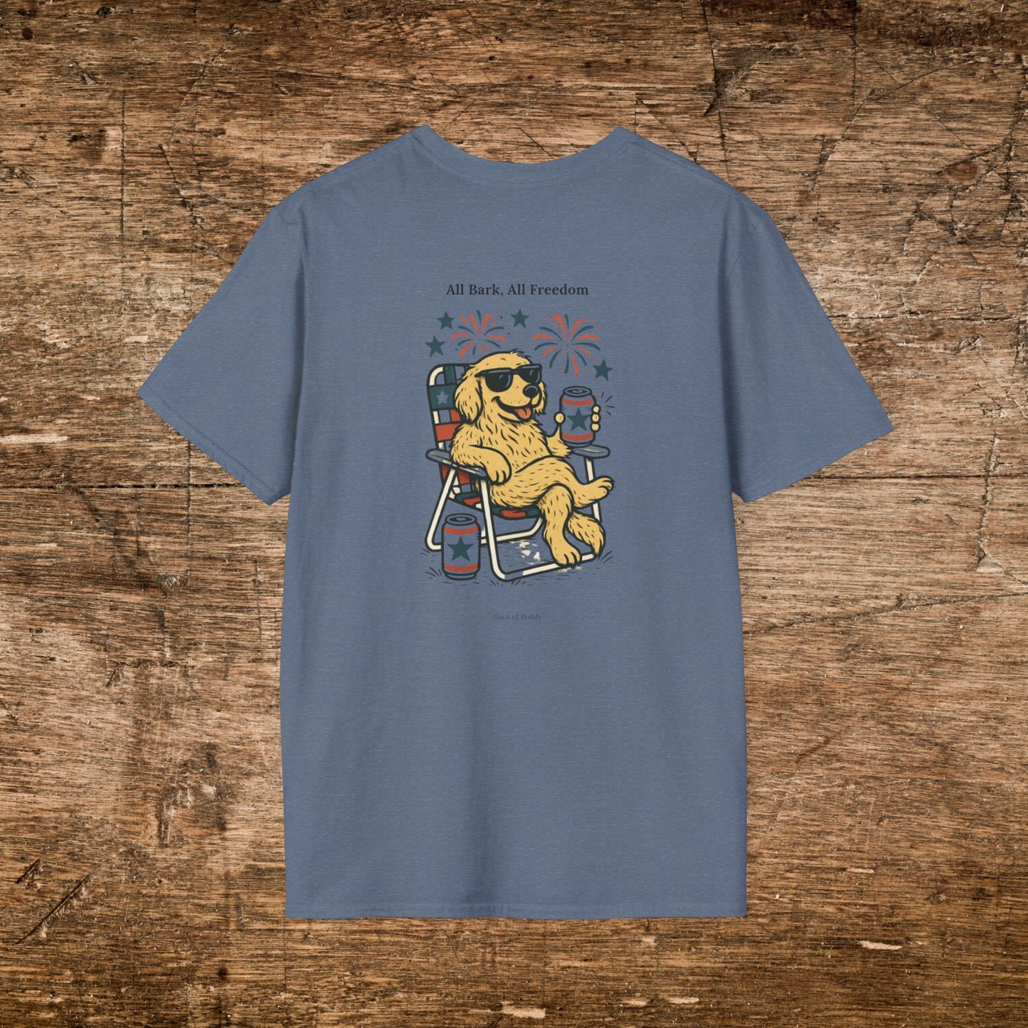All Bark All Freedom Buddy Tee