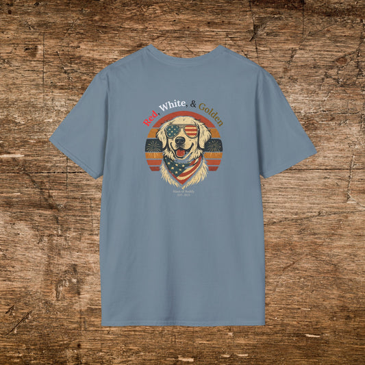 Red, White, & Golden Buddy Tee