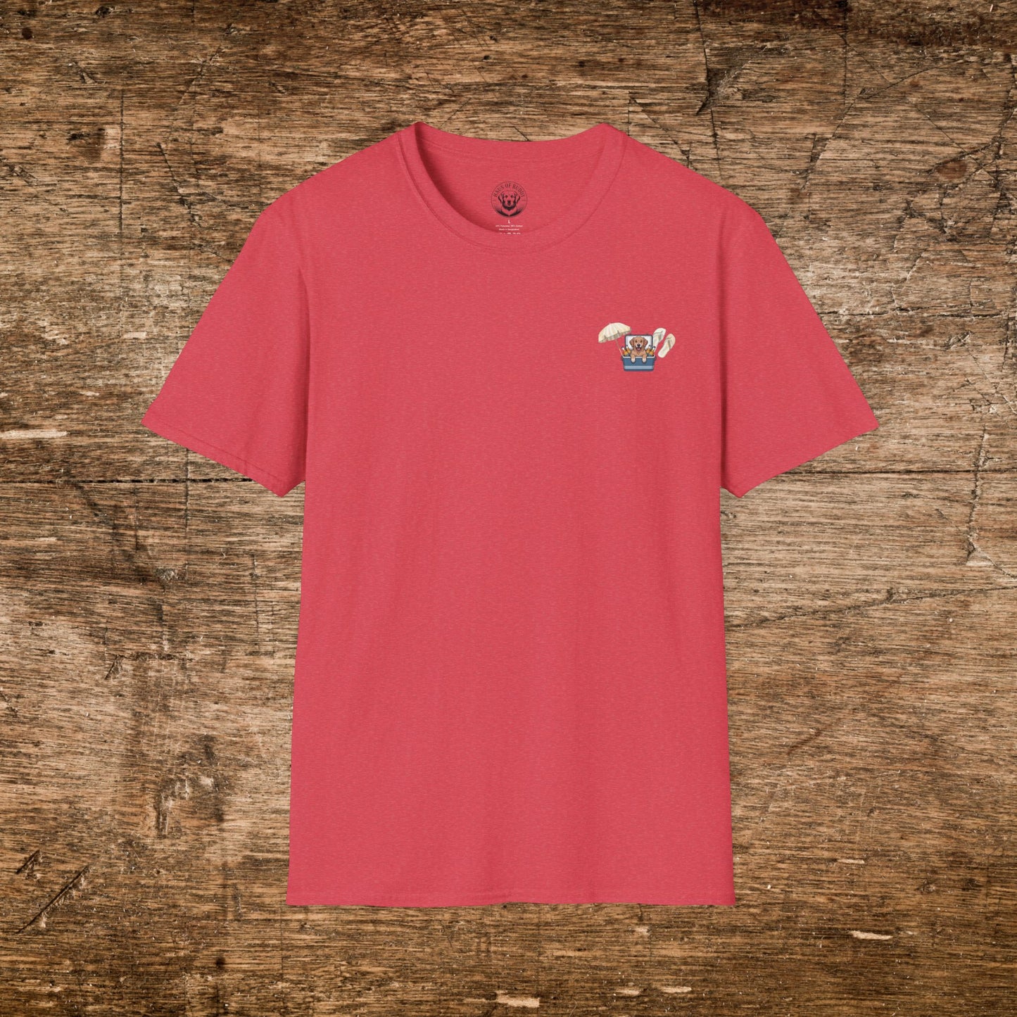 Chill Dog Graphic T-Shirt, White lettering