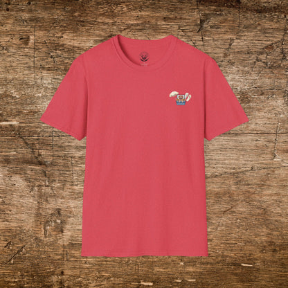 Chill Dog Graphic T-Shirt, White lettering