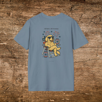 All Bark All Freedom Buddy Tee
