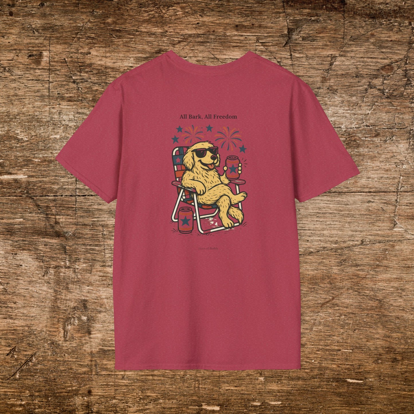 All Bark All Freedom Buddy Tee