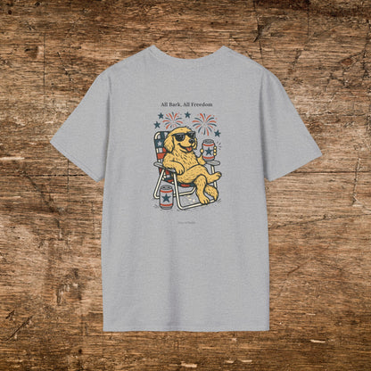 All Bark All Freedom Buddy Tee