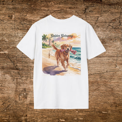 Golden Getaway Dog Tee