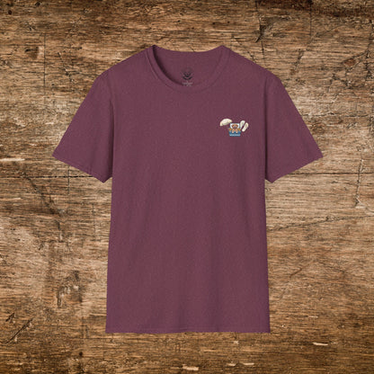 Chill Dog Graphic T-Shirt, White lettering